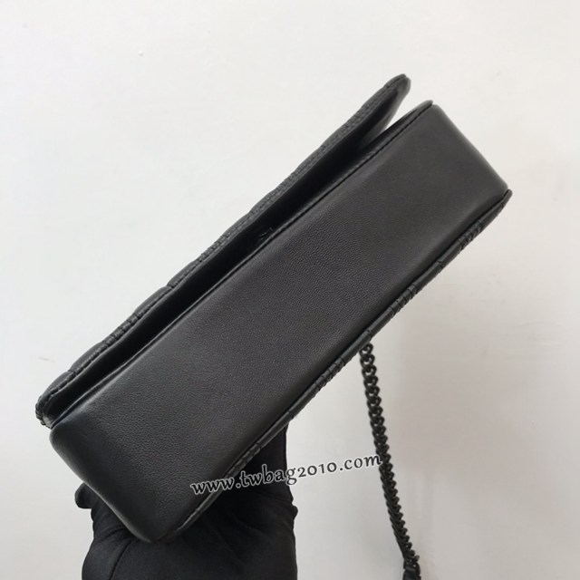Burberry專門店新款羊皮小號TB蘿拉包 巴寶莉絎縫品牌格紋鏈條單肩挎背女包 yxb1543